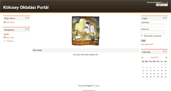 Desktop Screenshot of elearning.kolcsey-bp.hu