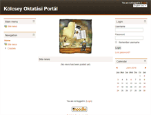 Tablet Screenshot of elearning.kolcsey-bp.hu